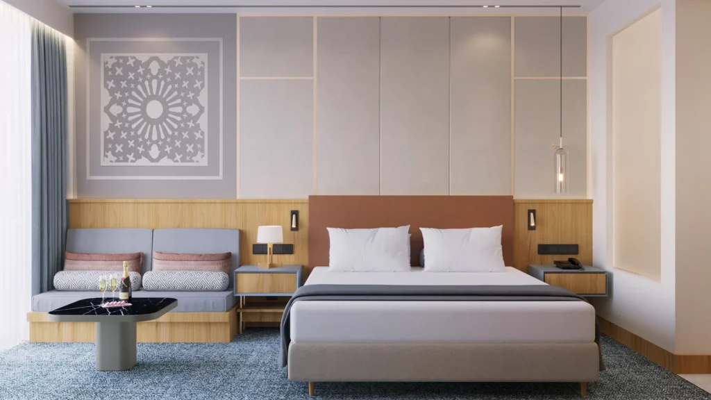 Интерьер номера Pontus Rotana