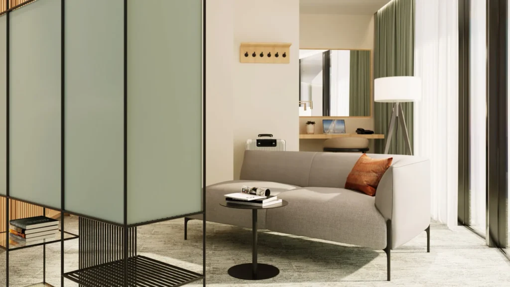 Интерьер номера Pontus Rotana