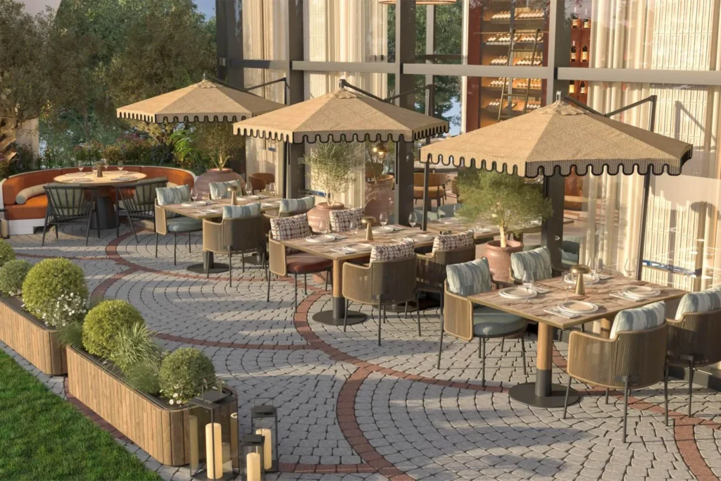 Бар у бассейна и лаунж-зона at Pontus Rotana Resort & Spa